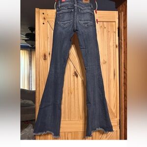 Dark Blue Flare Jeans size 22 low waist